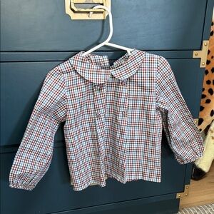 La Coqueta Plaid Boys Shirt (18M)